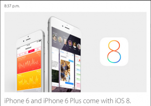 iOS 8 vine alaturi de modelele 6 si 6 plus