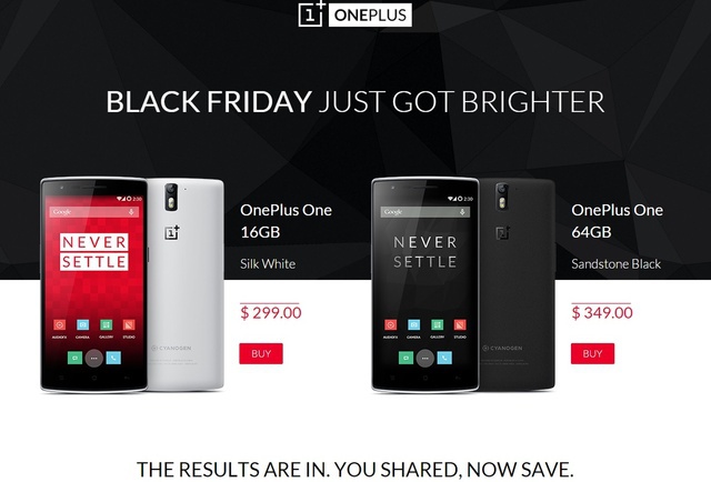 Black Friday One Plus One