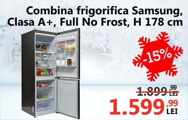 Combină frigorifică Samsung RB29FERNDSA,