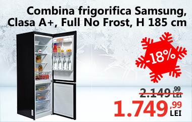 Combină frigorifică Samsung RB31FERNDB,