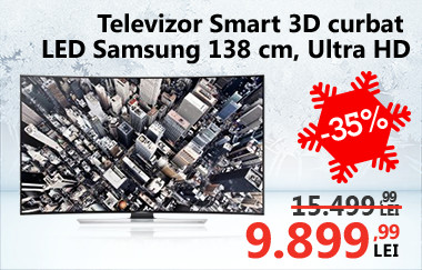 Televizor Smart 3D curbat LED Samsung 55HU8500