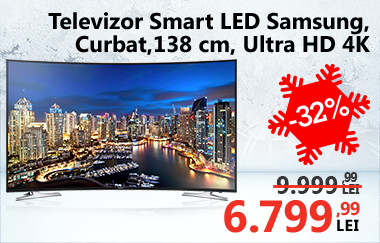 Televizor Smart LED Samsung Curbat 55HU7100
