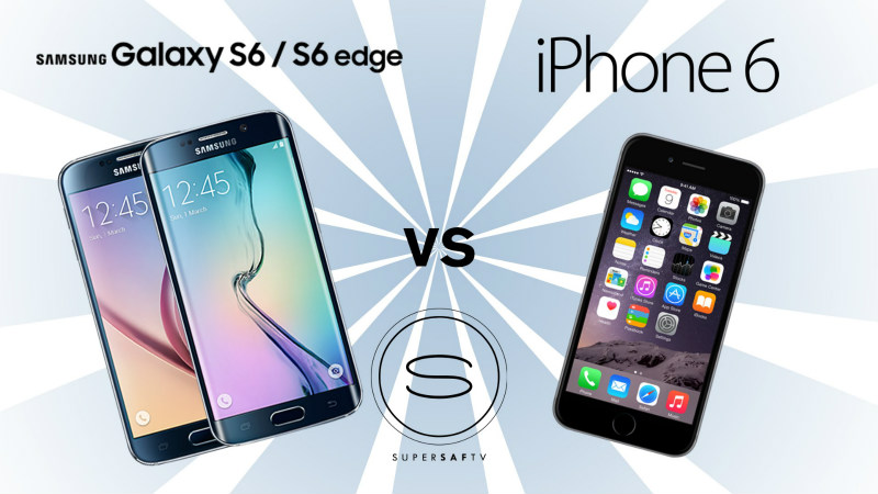 Comparatie intre Samsung S6 vs iPhone 6