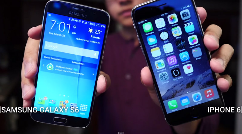 Comparatie Samsung S6 vs Iphone 6
