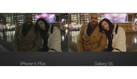 Samsung Galaxy S6 vs iPhone 6 Plus camera foto