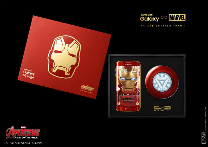 Samsung Galaxy S6 edge iron man