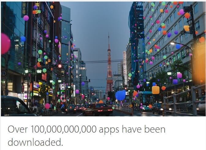 App Store, magazinul de aplicatii Apple a ajuns la peste 100 de miliarde de downloaduri 