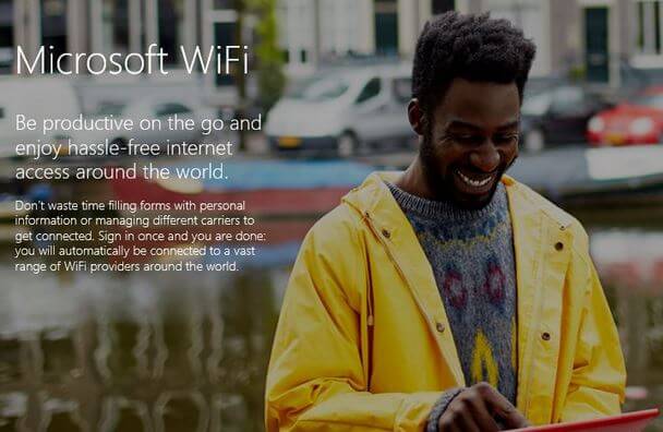 Microsoft Wifi serviciu nou de la microsoft