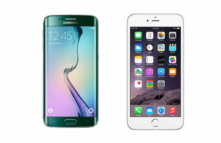 samsung galaxy s6 edge vs iphone 6