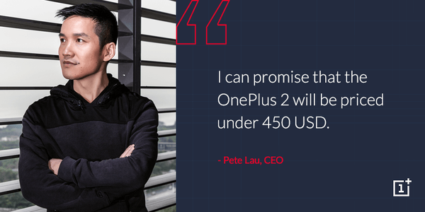 OnePlus 2, pret redus 450 dolari