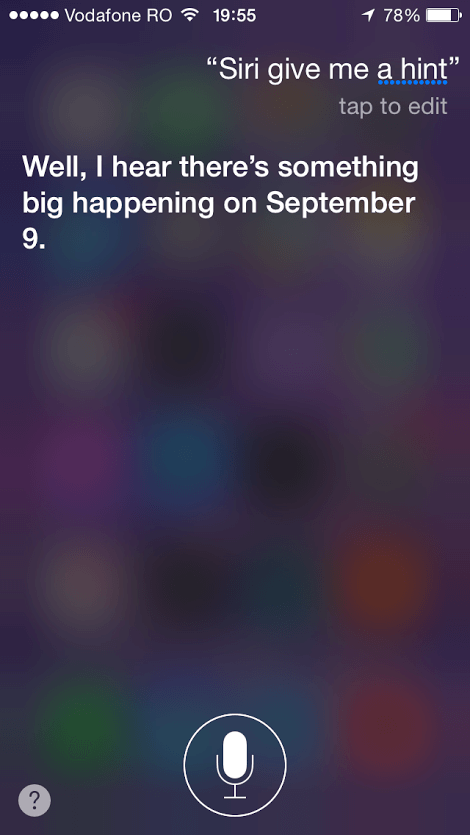 Siri give me hint raspuns