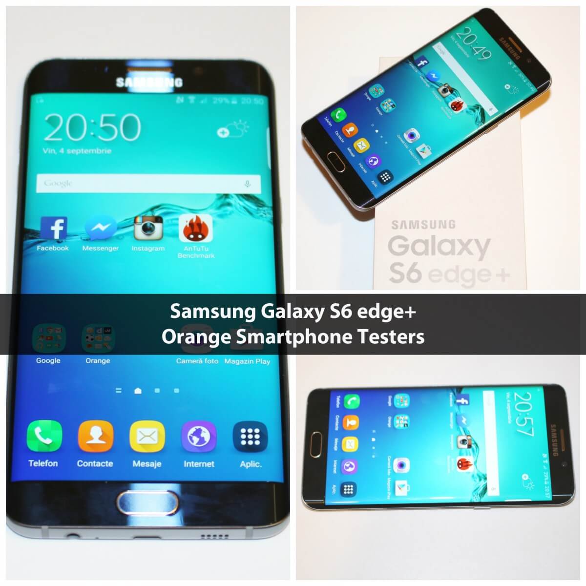 Samsung Galaxy S6 Edge+ Orange Smartphone Testers