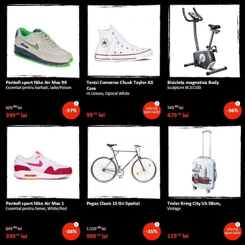Adidasi, fitness - Black Friday 2015 Emag