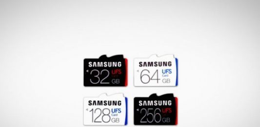 Samsung a anunțat o nouă serie de carduri de memorie UFS