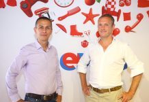 Iulian Stanciu, CEO eMAG. si Bob van Dijk, CEO Naspers.