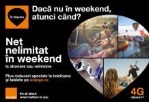 Oferta de toamnă de la Orange vine cu net nelimitat în weekend