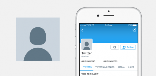 Twitter a renunţat la poza de profil default cu ou Noua poza de profil Twitter