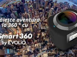 Evolio lansează iSmart 360, o cameră video de acțiune ce filmează la 360 de grade iSmart 360