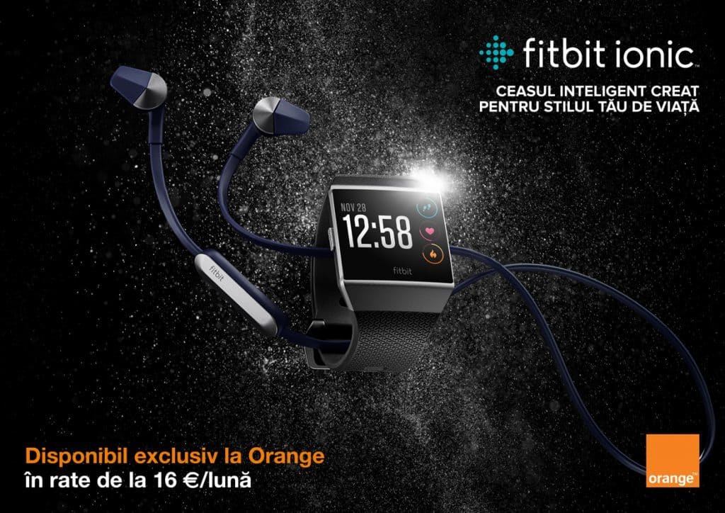 fitbit ionic orange