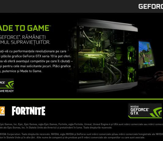 Plăcile grafice GeForce GTX din seria 10 sunt din nou disponibile în România la prețuri avantajoase, prin promoția ”Made to Game” madetogame