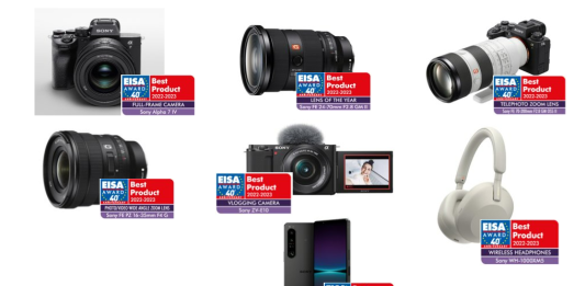 Sony a obținut opt premii la EISA Awards 2022, inclusiv titlul pentru cea mai bună cameră Full-Frame pentru Alpha 7 IV și titlul pentru cel mai bun Smartphone Multimedia pentru Xperia 1 IV