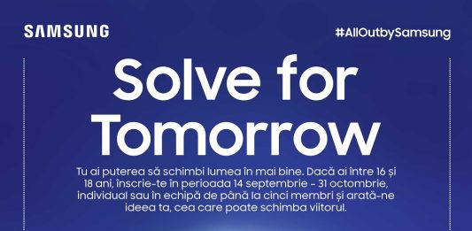 Samsung Electronics România anunță startul celei de-a doua ediții a competiției naționale Solve for Tomorrow