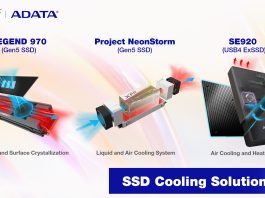 Soluțiile de răcire pentru SSD de la ADATA debutează la Computex