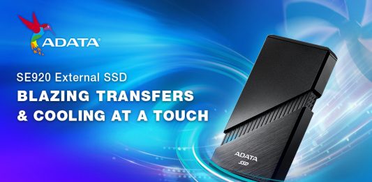 ADATA lansează SE920, primul SSD extern cu USB4 din industrie