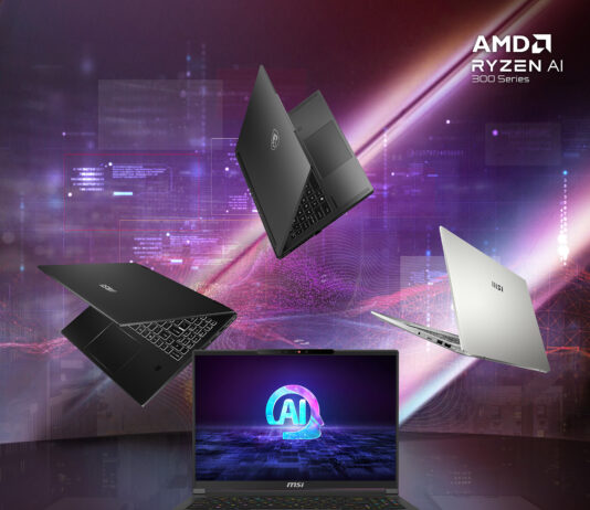 MSI prezintă la COMPUTEX 2024 laptopuri AI+ de gaming și de business de ultimă generație