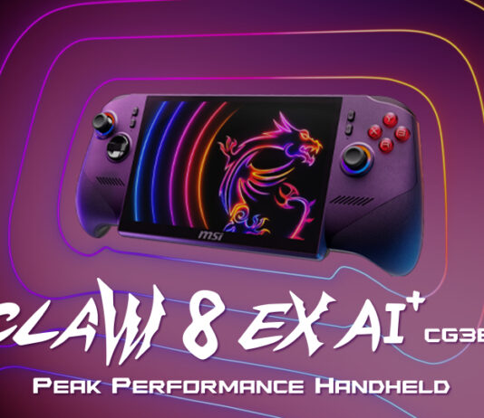 MSI lansează consola Claw 8 EX AI+ cu Intel® Arc G3 Extreme și Titan 18 HX Dragon Edition Draco Epic