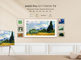 TCL A400 Pro NXTVISION: primul Artistic TV QD-Mini LED, creat pentru locuințe moderne