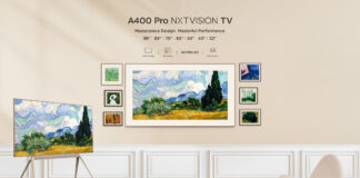 TCL A400 Pro NXTVISION: primul Artistic TV QD-Mini LED, creat pentru locuințe moderne